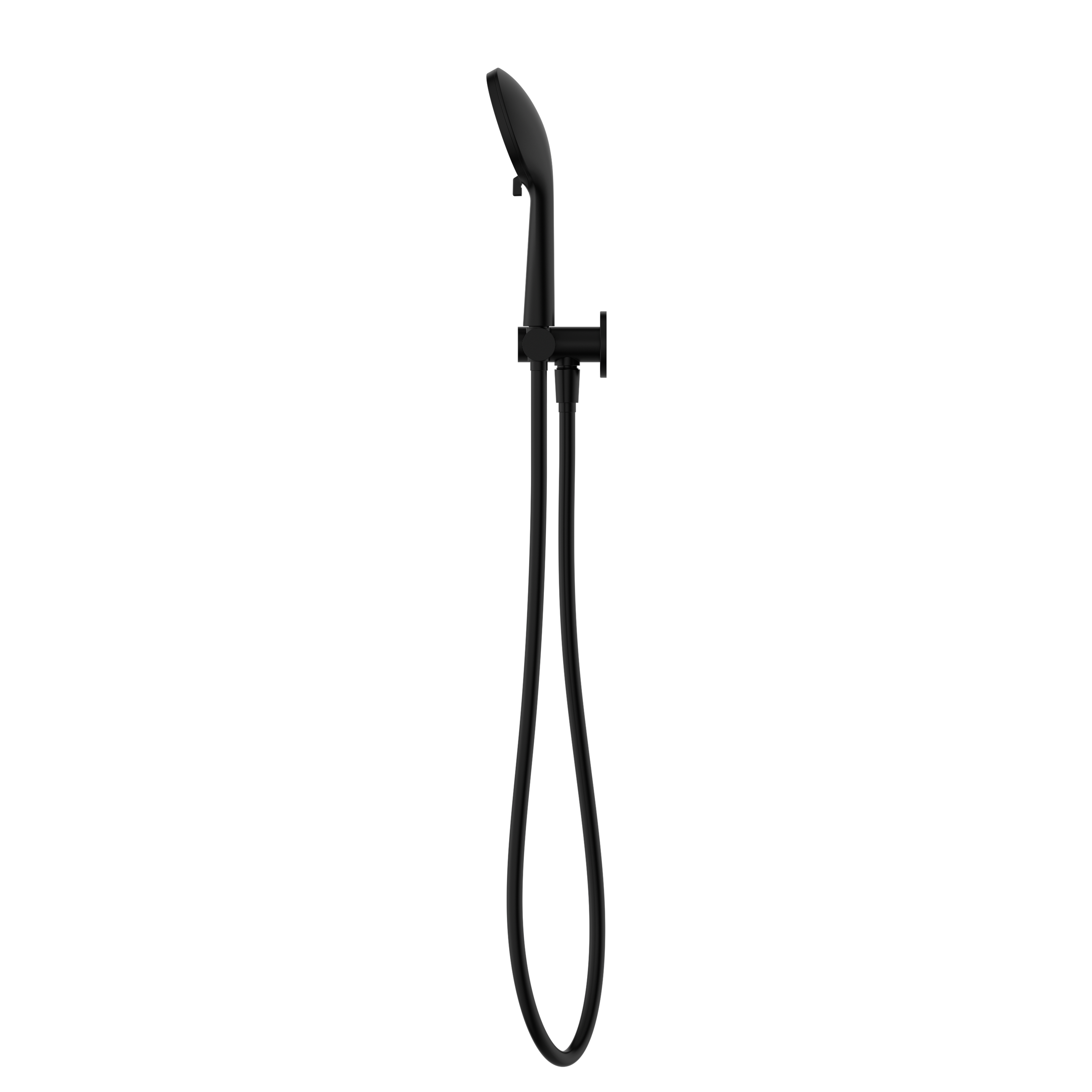Project Round Shower On Bracket 4 Star Rating Matte Black