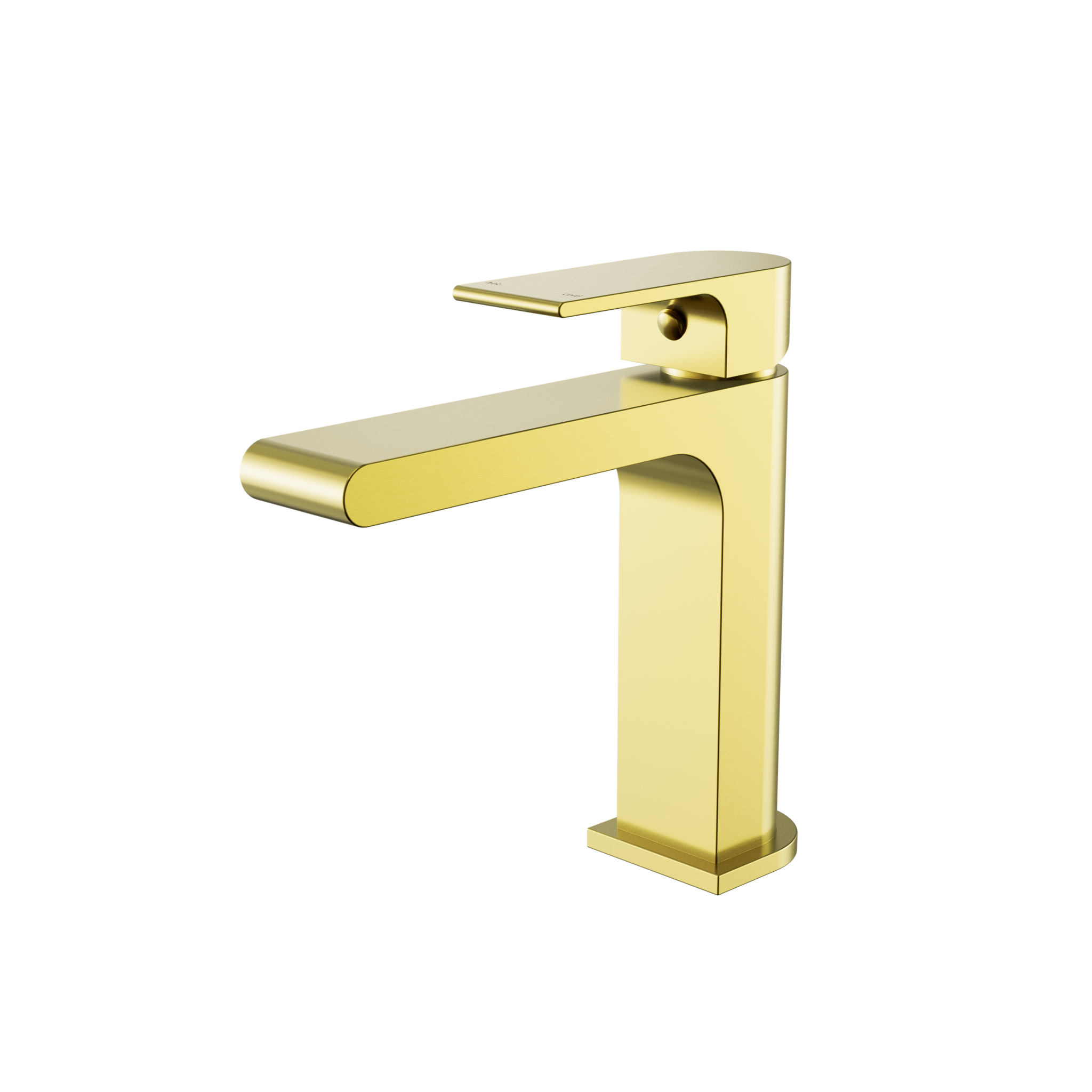Bianca Basin Mixer Straight Spout Brushed Gold
