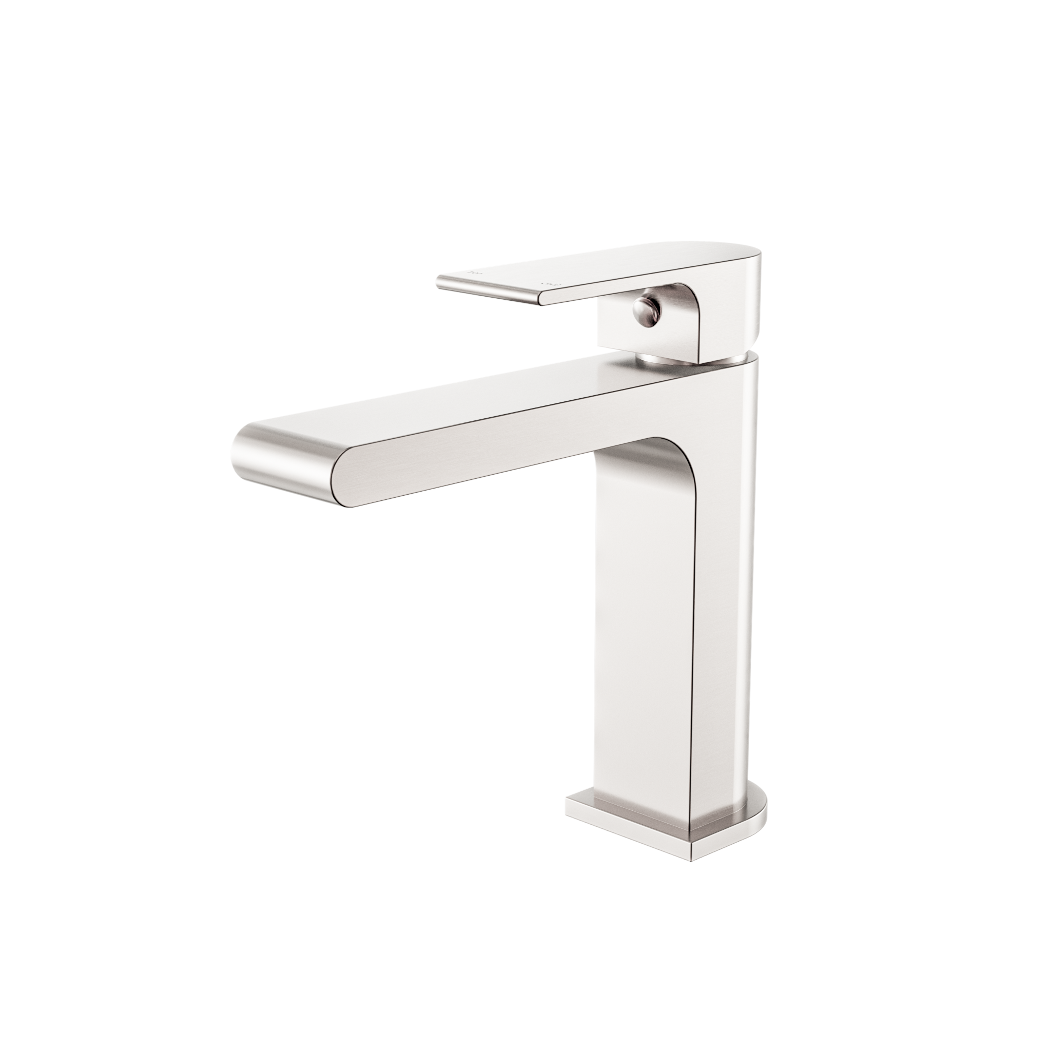 Bianca Basin Mixer Straight Spout Brushed Nickel
