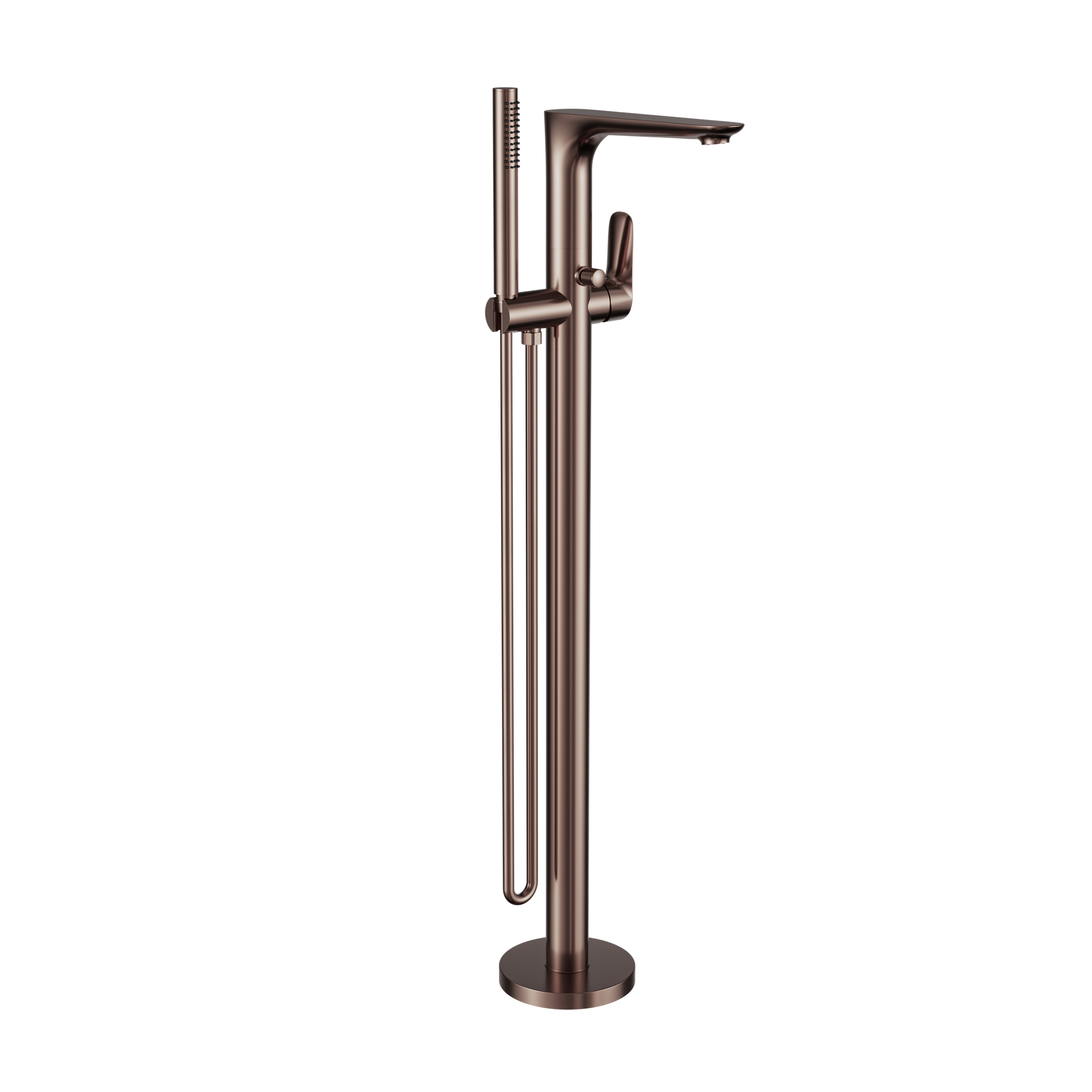 Bianca Freestanding Bath Mixer With Hand Shower Brushed Bronze