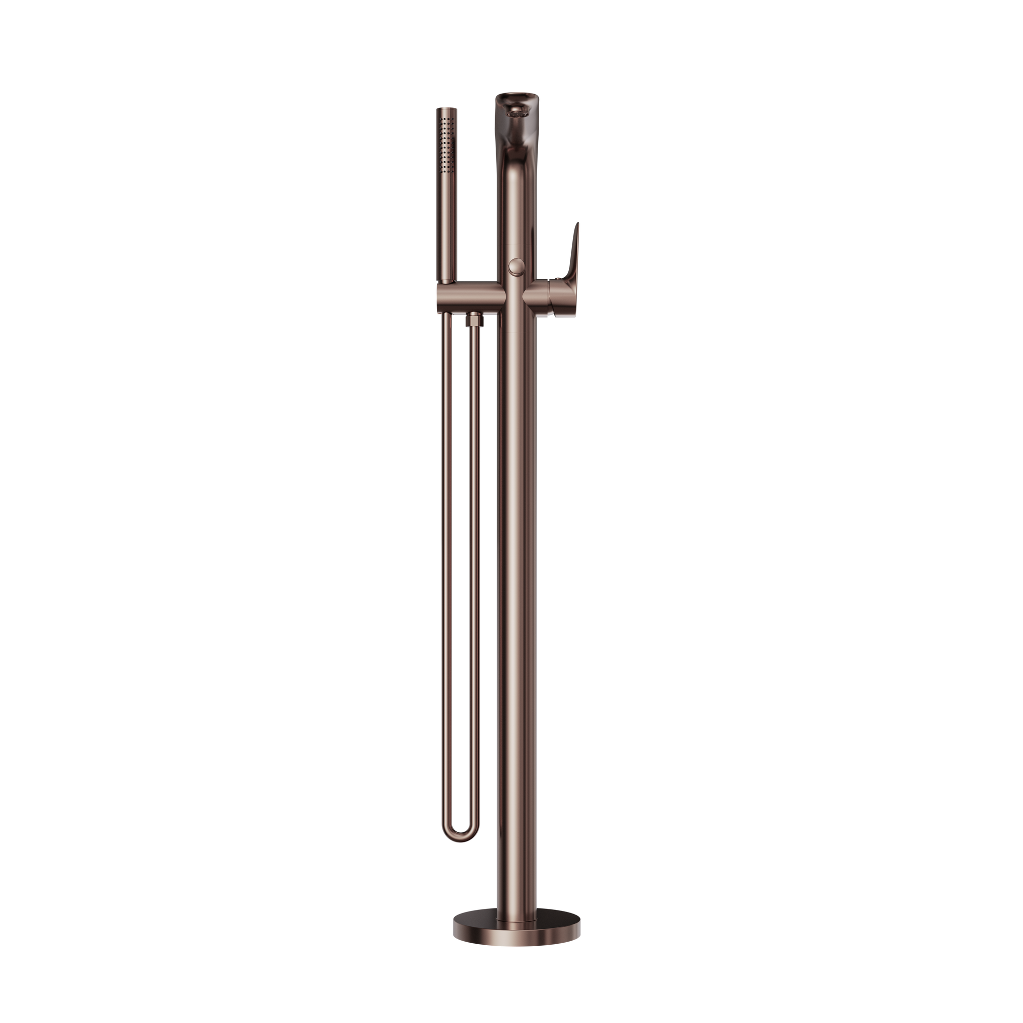 Bianca Freestanding Bath Mixer With Hand Shower Brushed Bronze