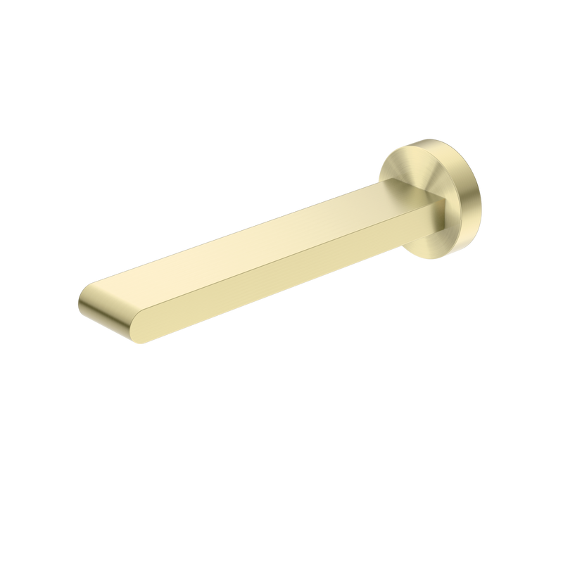 Bianca Fixed Bath Spout Only 200mm Brushed Gold