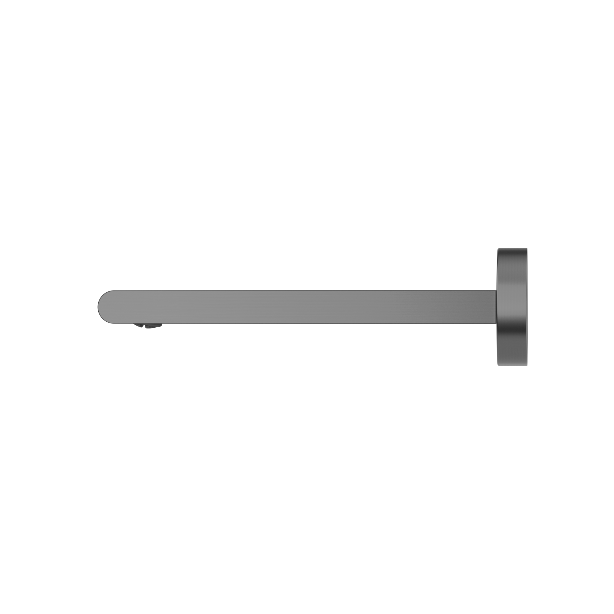 Bianca Fixed Bath Spout Only 200mm Gun Metal