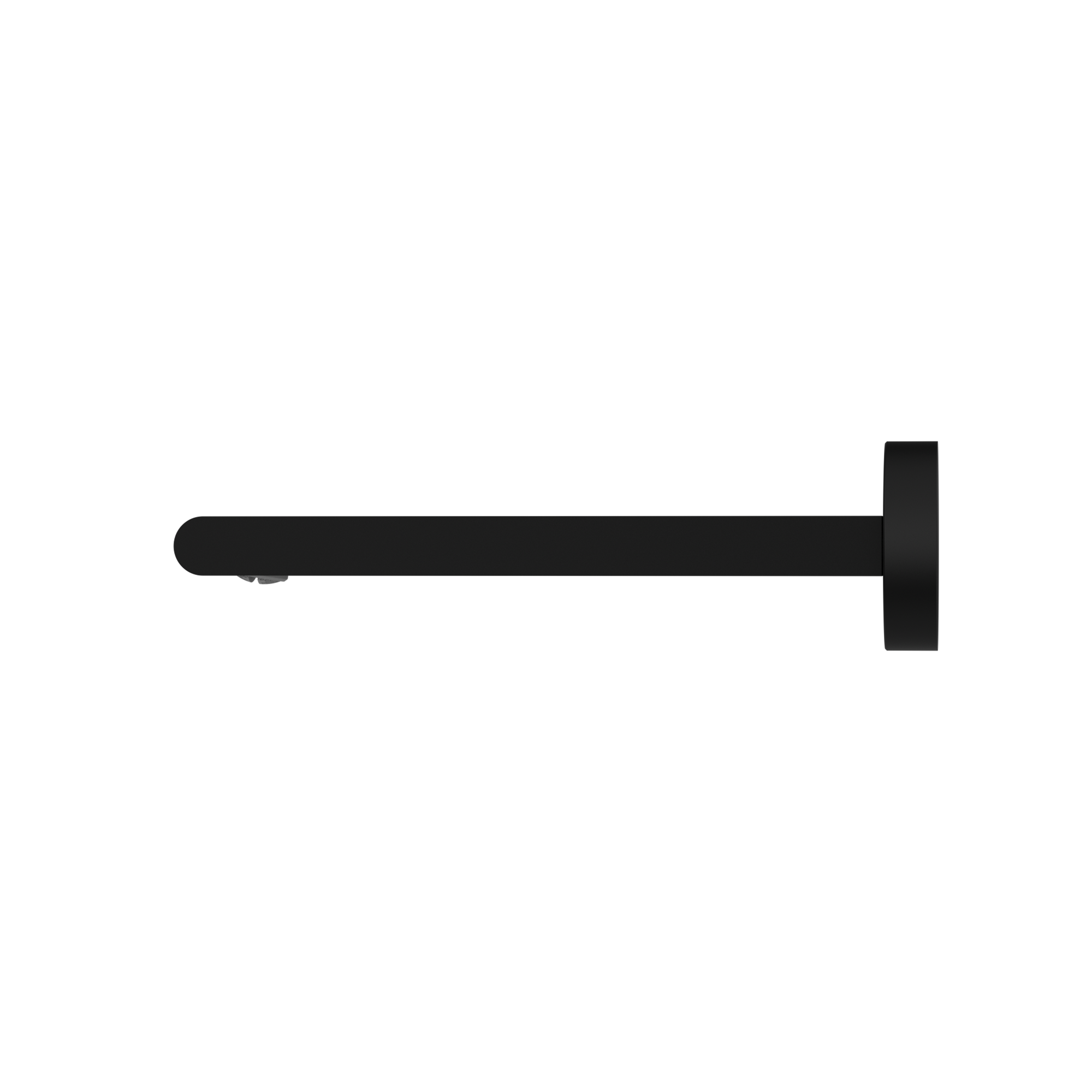 Bianca Fixed Bath Spout Only 200mm Matte Black