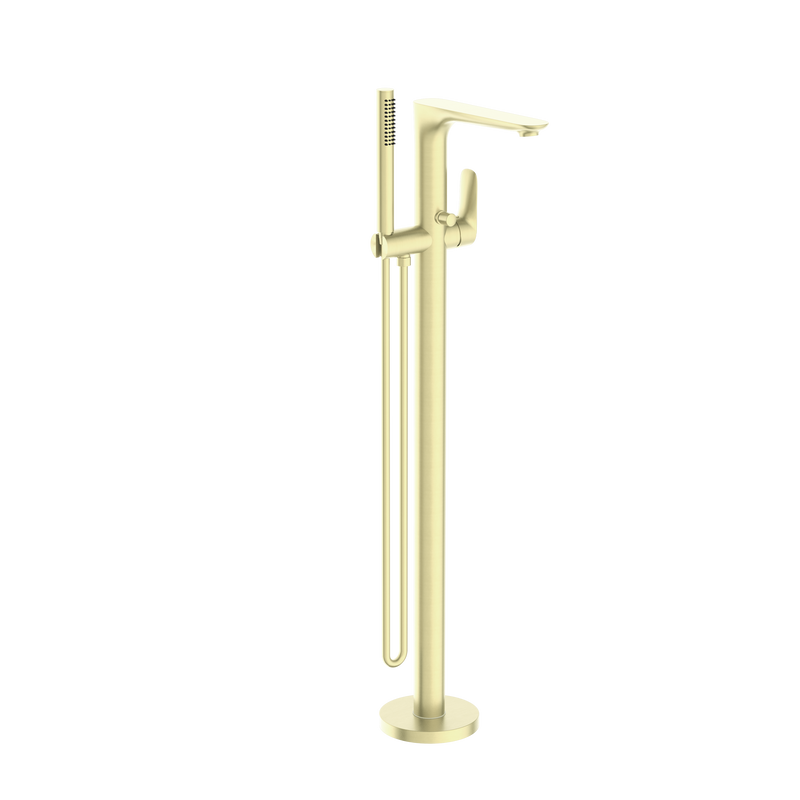 Bianca Freestanding Bath Mixer With Hand Shower Brushed Gold