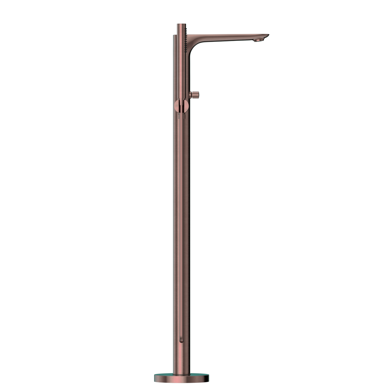 Bianca Freestanding Bath Mixer With Hand Shower Brushed Bronze
