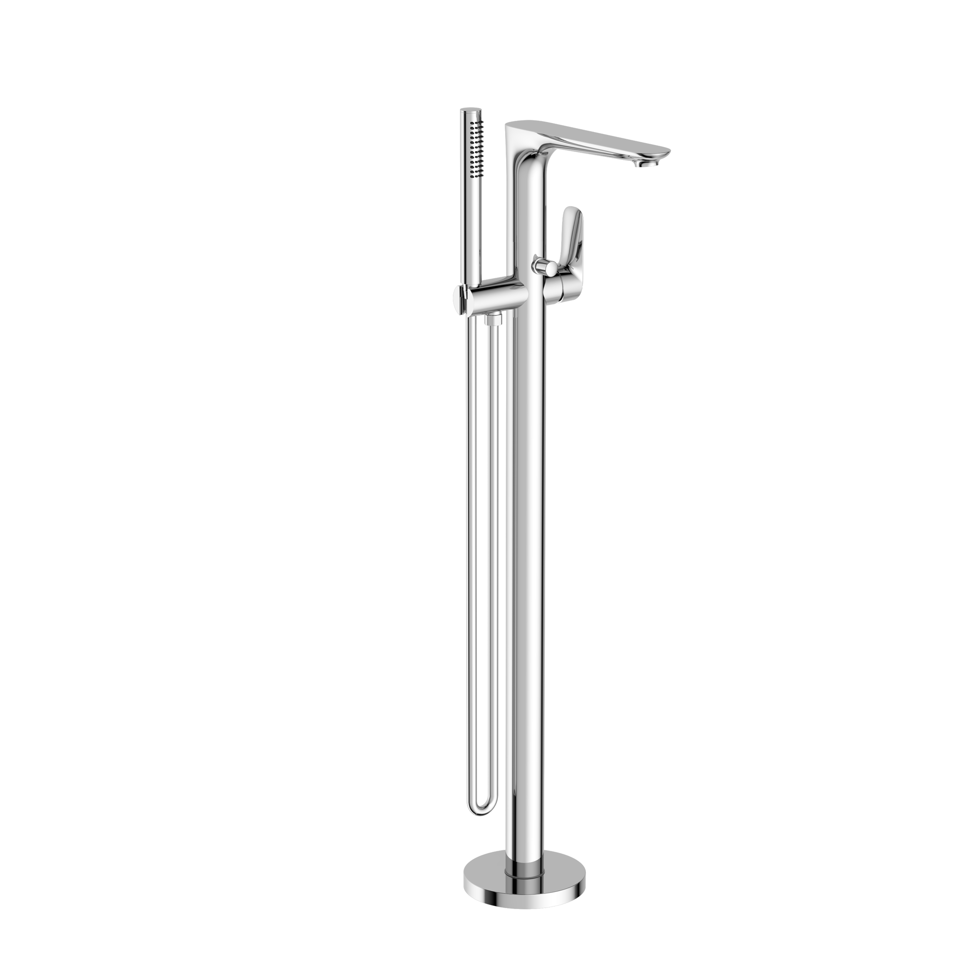 Bianca Freestanding Bath Mixer With Hand Shower Chrome