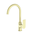 Bianca Kitchen Mixer Gooseneck Spout Brushed Gold
