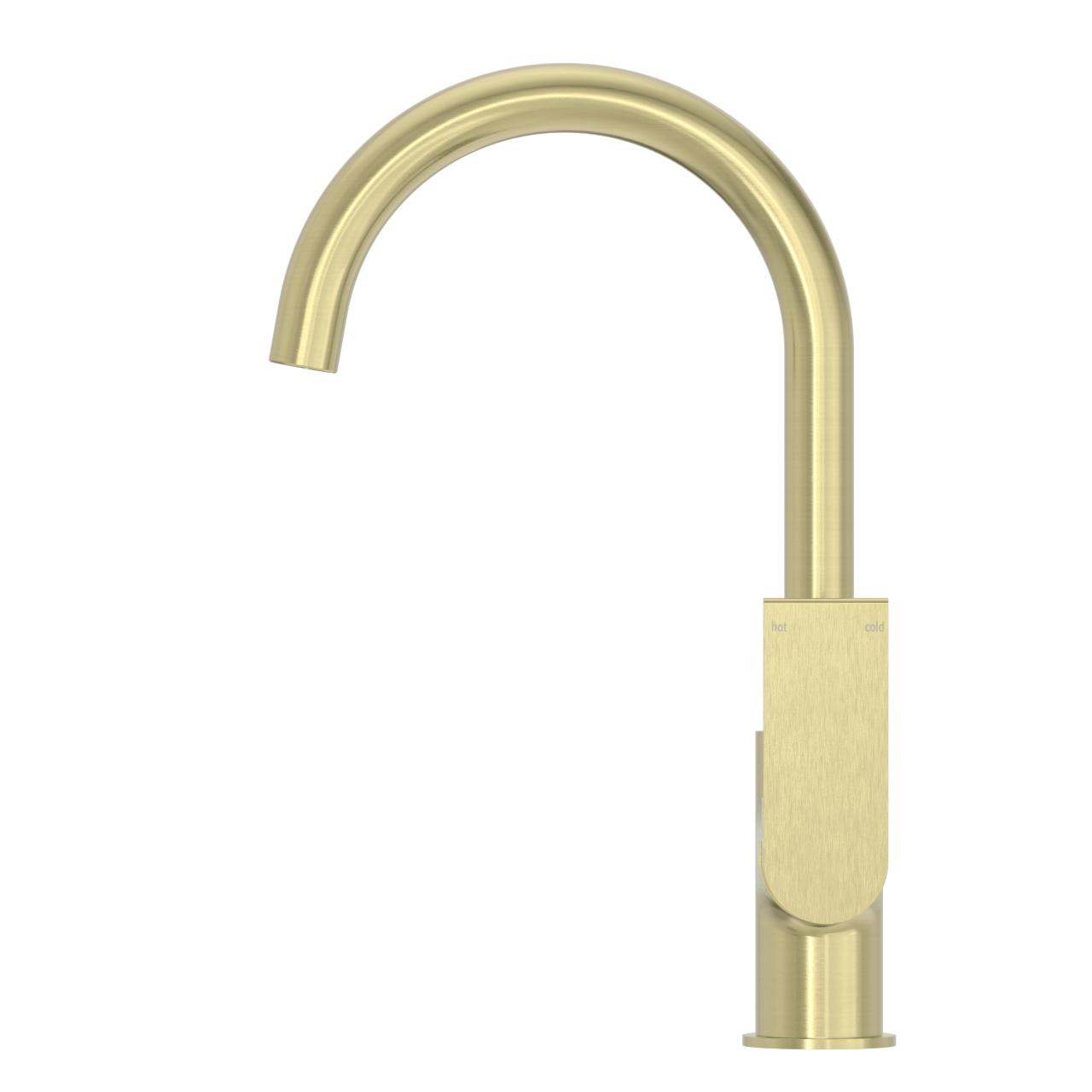 Bianca Kitchen Mixer Gooseneck Spout Brushed Gold