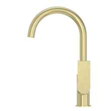Bianca Kitchen Mixer Gooseneck Spout Brushed Gold