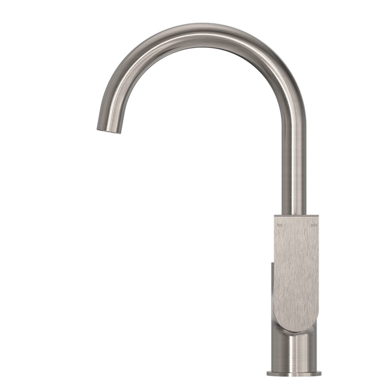 Bianca Kitchen Mixer Gooseneck Spout Brushed Nickel