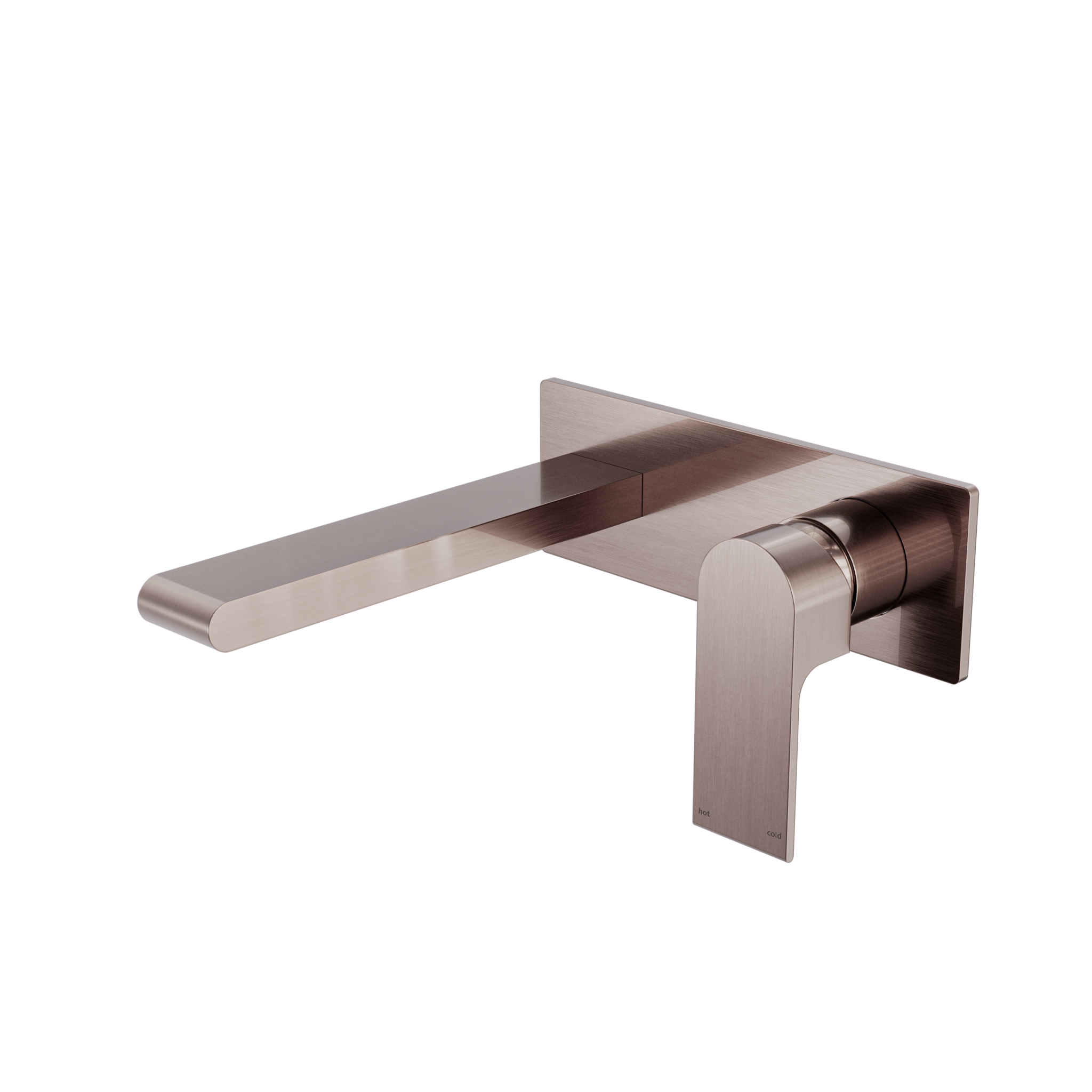 Bianca Wall Basin/Bath Mixer 187mm Brushed Bronze