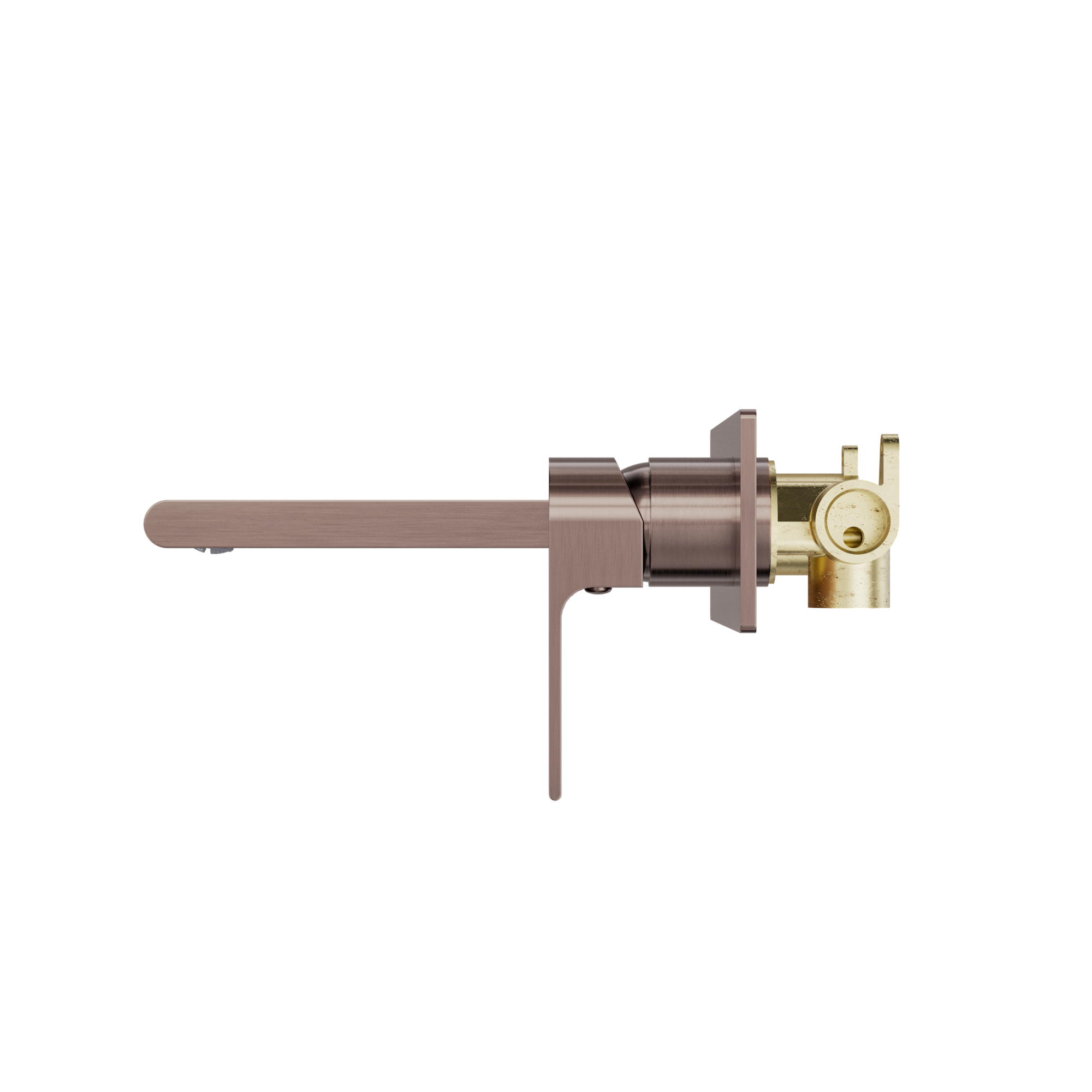 Bianca Wall Basin/Bath Mixer 187mm Brushed Bronze