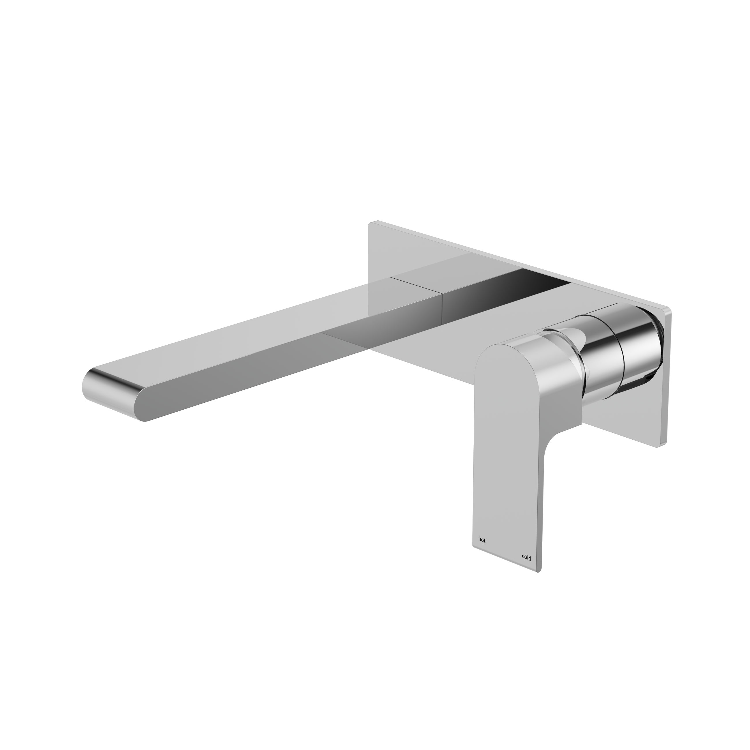 Bianca Wall Basin/Bath Mixer 187mm Chrome