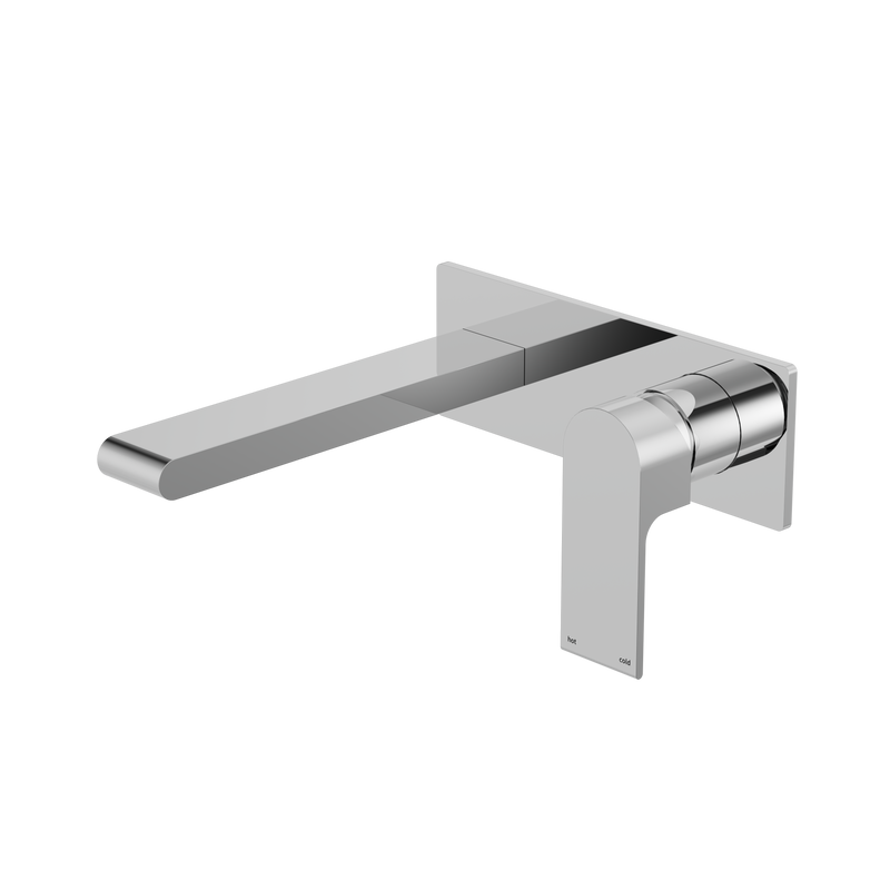 Bianca Wall Basin/Bath Mixer 187mm Chrome