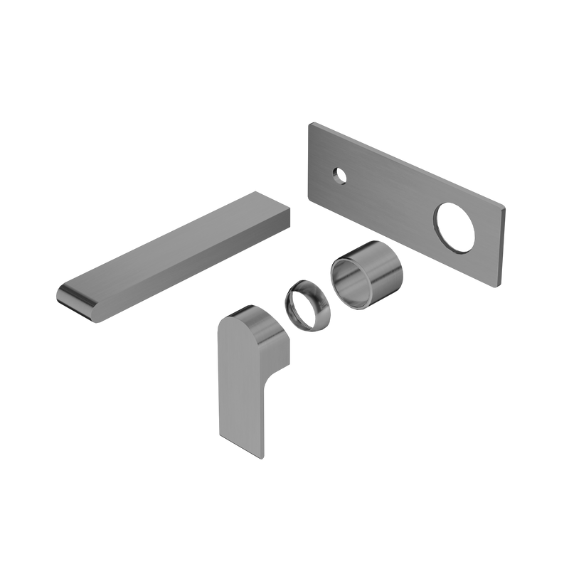 Bianca Wall Basin/Bath Mixer 187mm Trim Kits Only Gun Metal