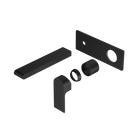 Bianca Wall Basin/Bath Mixer 187mm Trim Kits Only Matte Black