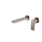 Bianca Wall Basin/Bath Mixer Separate Back Plate 187mm Brushed Bronze