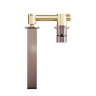 Bianca Wall Basin/Bath Mixer Separate Back Plate 230mm Brushed Bronze