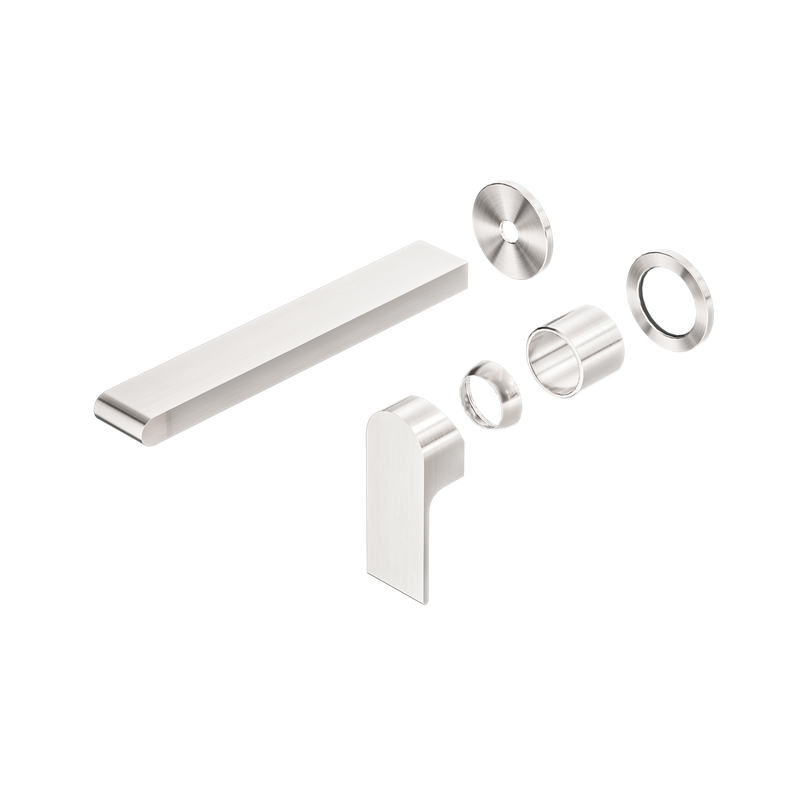 Bianca Wall Basin/Bath Mixer Separate Back Plate 230mm Trim Kits Only Brushed Nickel