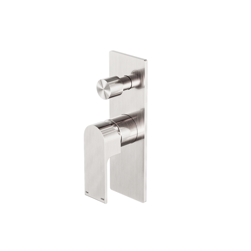 Bianca Shower Mixer With Diverter Brushed Nickel