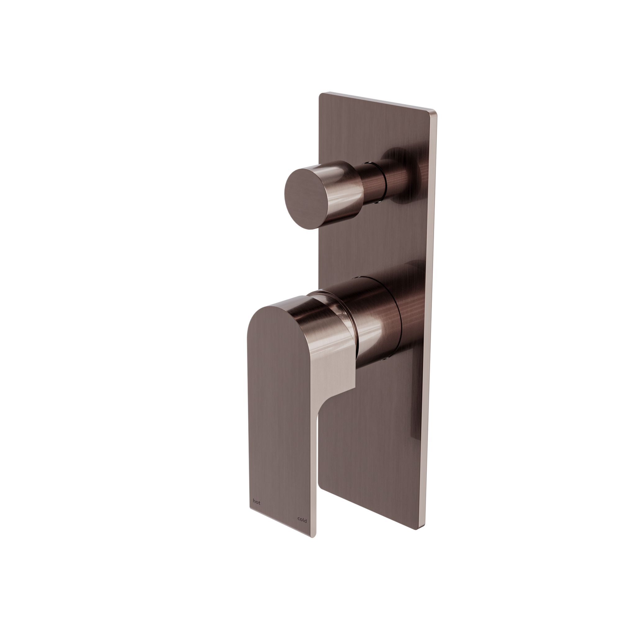 Bianca Shower Mixer With Diverter Brushed Bronze