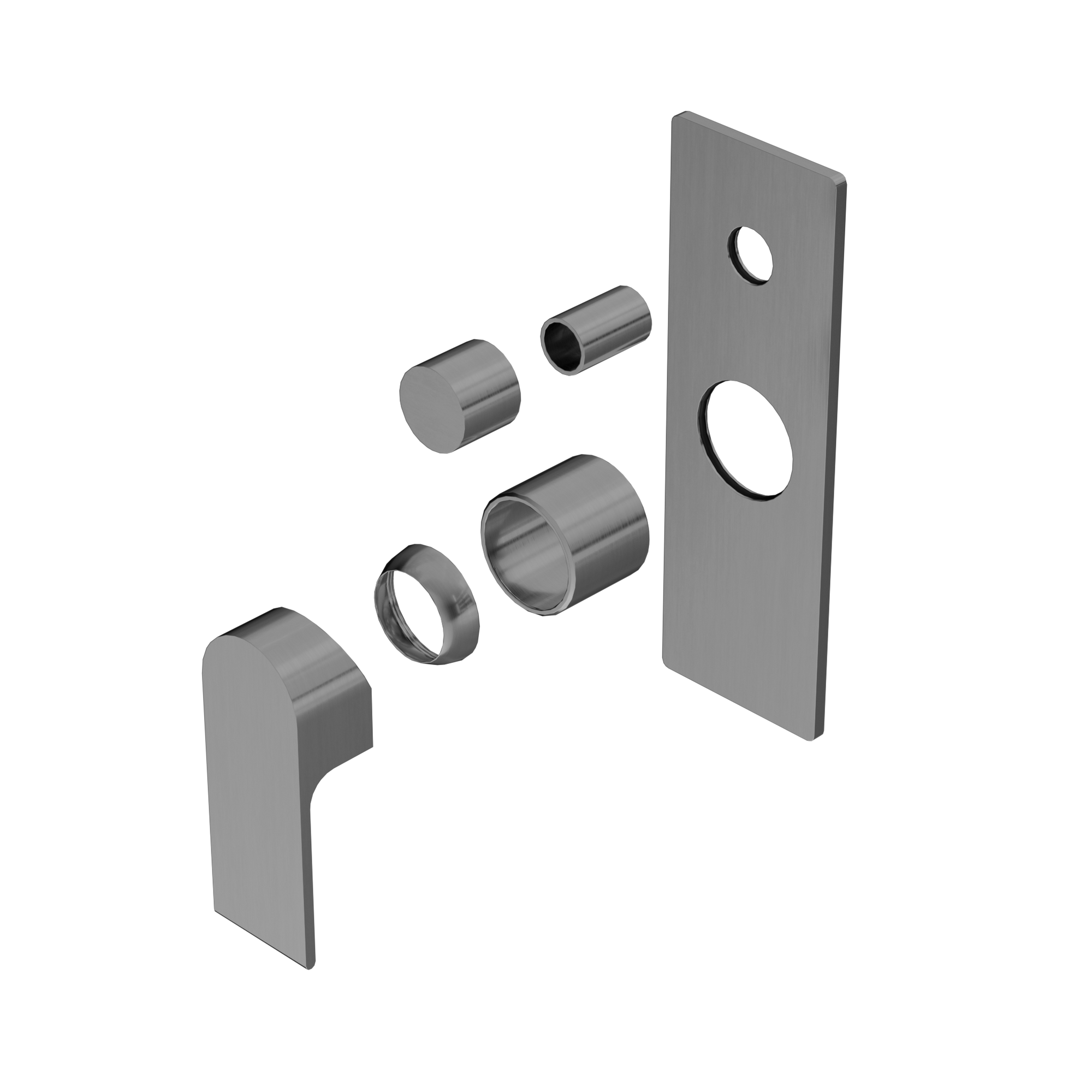Bianca Shower Mixer With Diverter Trim Kits Only Gun Metal