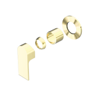 Bianca Shower Mixer 80mm Plate Trim Kits Only Brushed Gold