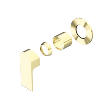 Bianca Shower Mixer 80mm Plate Trim Kits Only Brushed Gold
