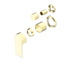 Bianca Shower Mixer With Diverter Separate Back Plate Trim Kits Only Brushed Gold