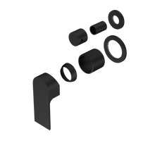 Bianca Shower Mixer With Diverter Separate Back Plate Trim Kits Only Matte Black