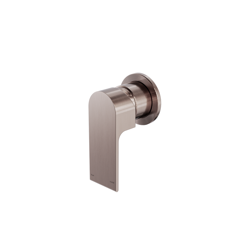 Bianca Shower Mixer 60mm Plate Brushed Bronze