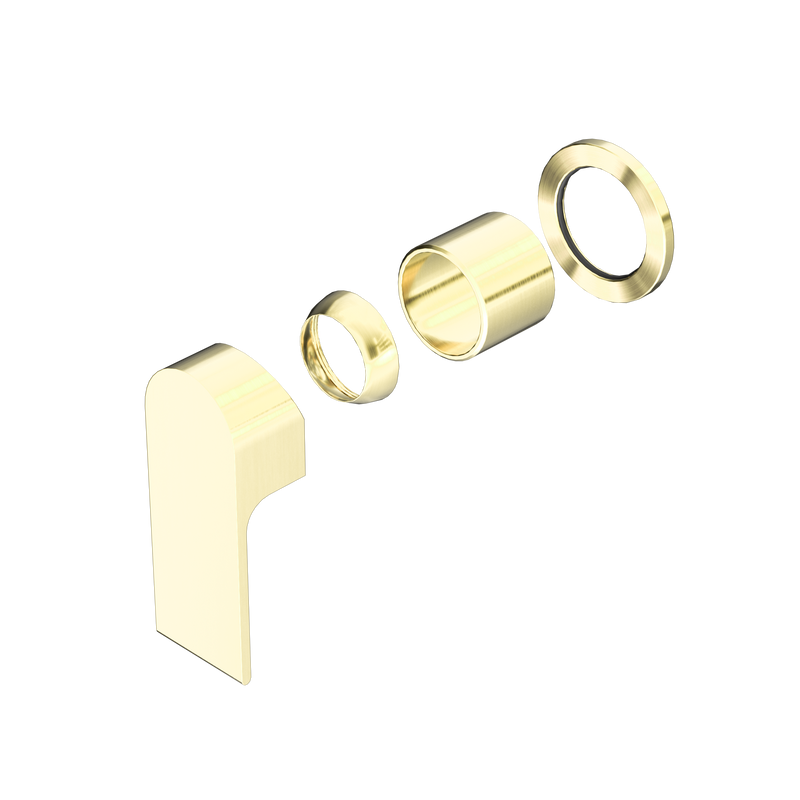 Bianca Shower Mixer 60mm Plate Trim Kits Only Brushed Gold