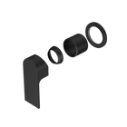 Bianca Shower Mixer 60mm Plate Trim Kits Only Matte Black