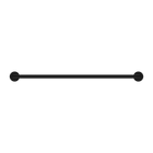 Dolce Single Towel Rail 700mm Matte Black