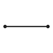 Dolce Single Towel Rail 700mm Matte Black