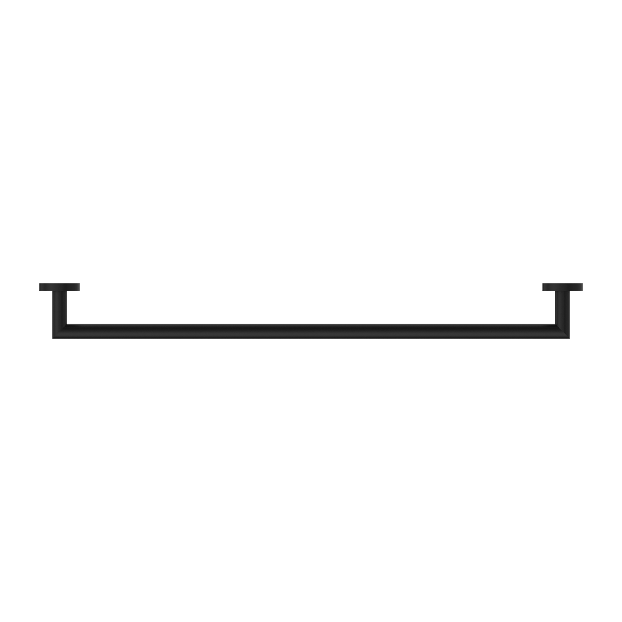 Dolce Single Towel Rail 700mm Matte Black