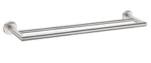 Dolce Double Towel Rail 700mm Brushed Nickel