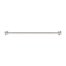 Dolce Double Towel Rail 700mm Brushed Nickel