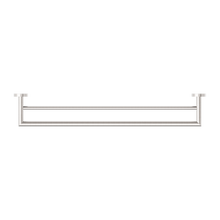 Dolce Double Towel Rail 700mm Brushed Nickel