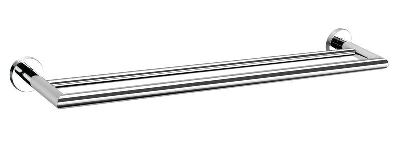 Dolce Double Towel Rail 700mm Chrome
