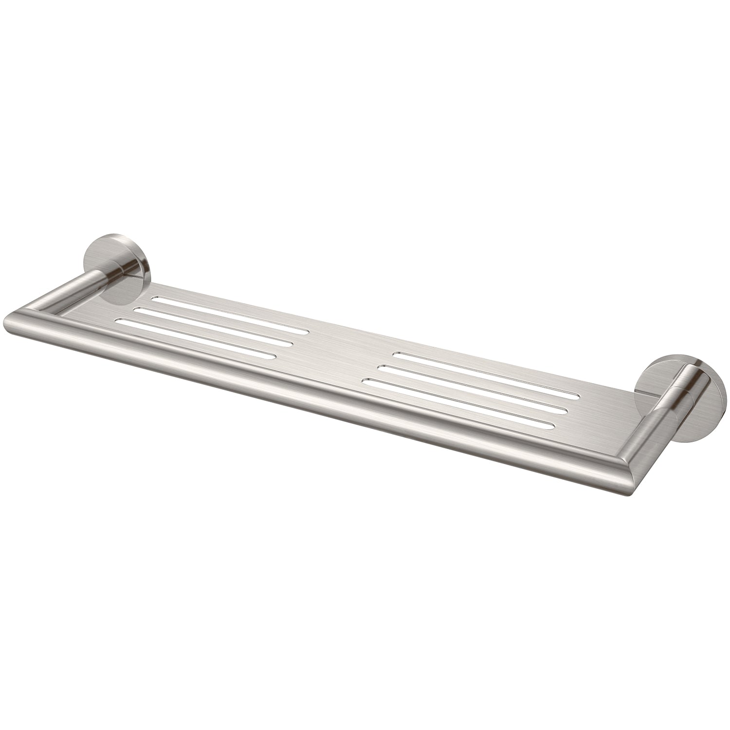Dolce Metal Shower Shelf Brushed Nickel