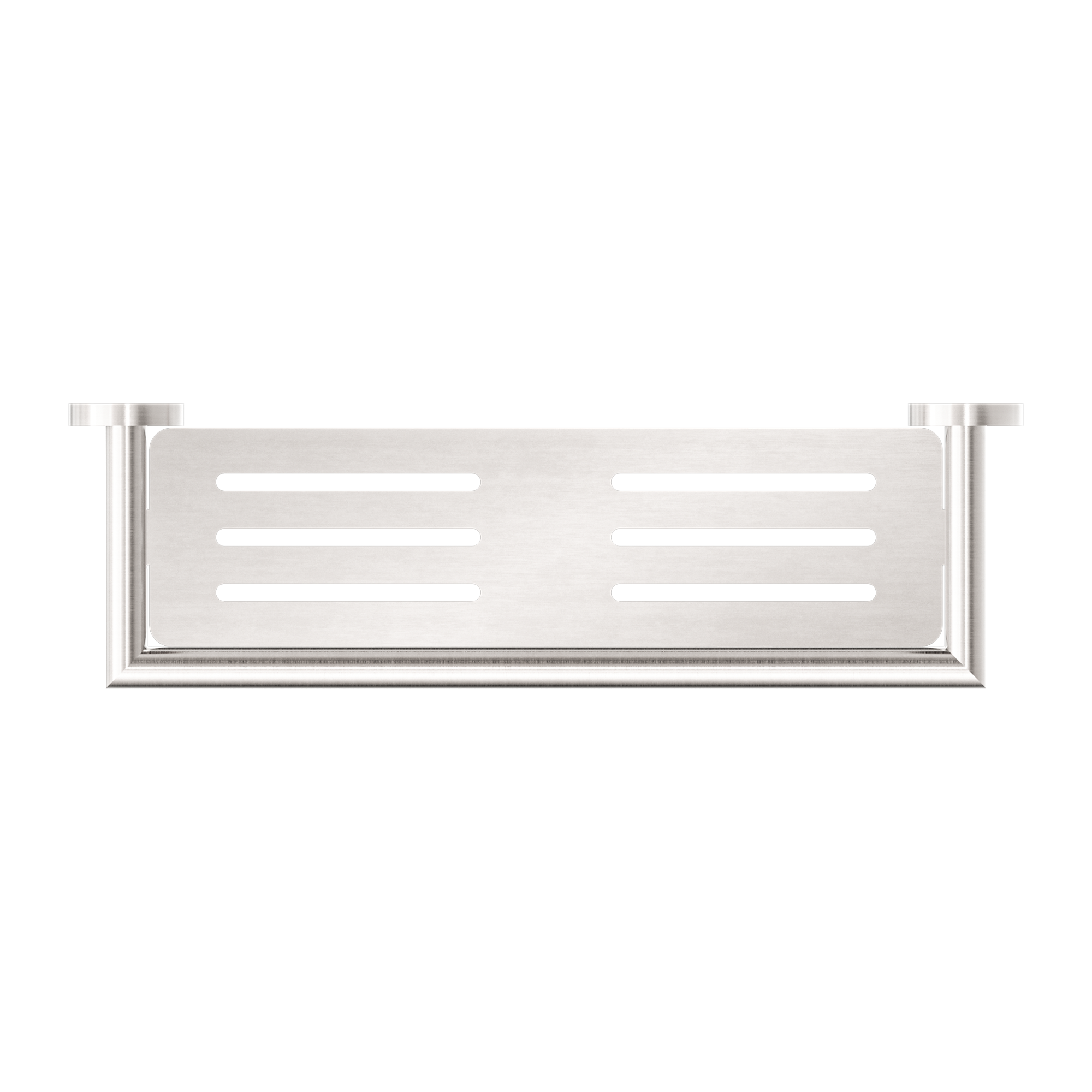 Dolce Metal Shower Shelf Brushed Nickel