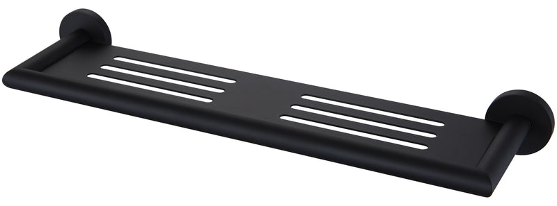 Dolce Metal Shower Shelf Matte Black
