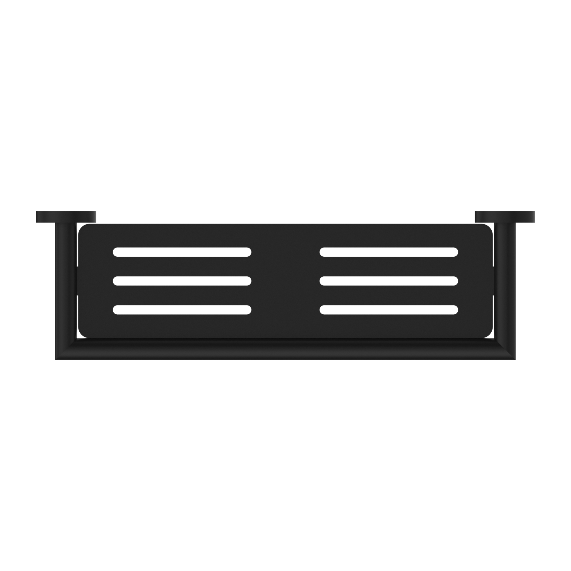 Dolce Metal Shower Shelf Matte Black