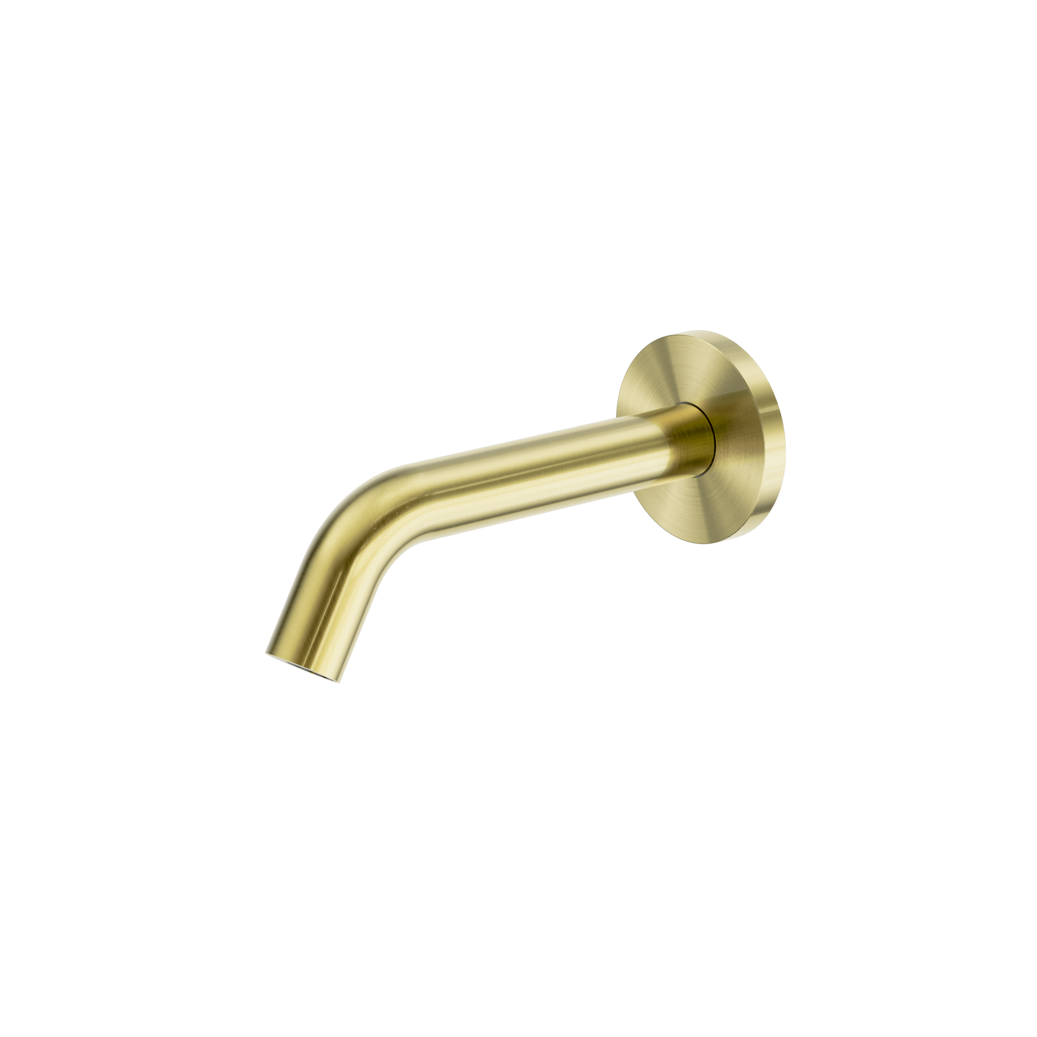 Mecca Wall-Mounted Sensor Tap with 80mm Wall Plate Brushed Gold