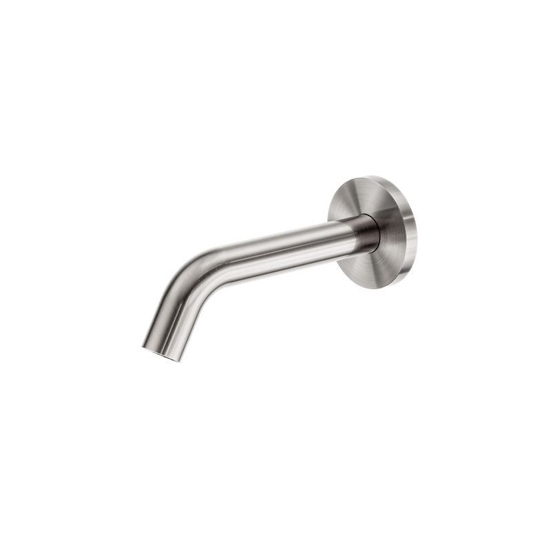 Mecca Wall-Mounted Sensor Tap with 80mm Wall Plate Brushed Nickel