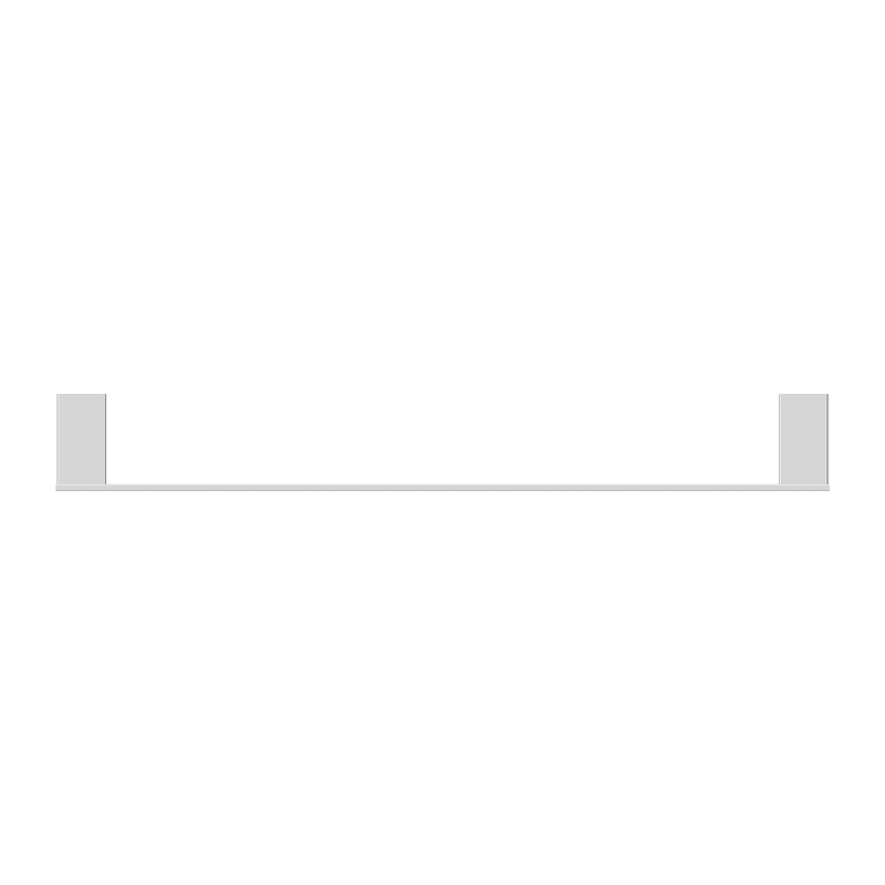 Celia Single Towel Rail 600mm Chrome