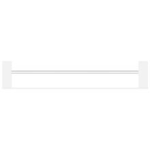 Celia Double Towel Rail 600mm Chrome