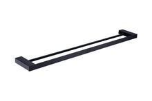 Celia Double Towel Rail 600mm Matte Black